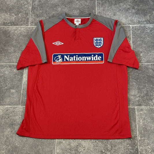 England 2010/11 Football Shirt Training Soccer Jersey XXL 2XL Adults Umbro
