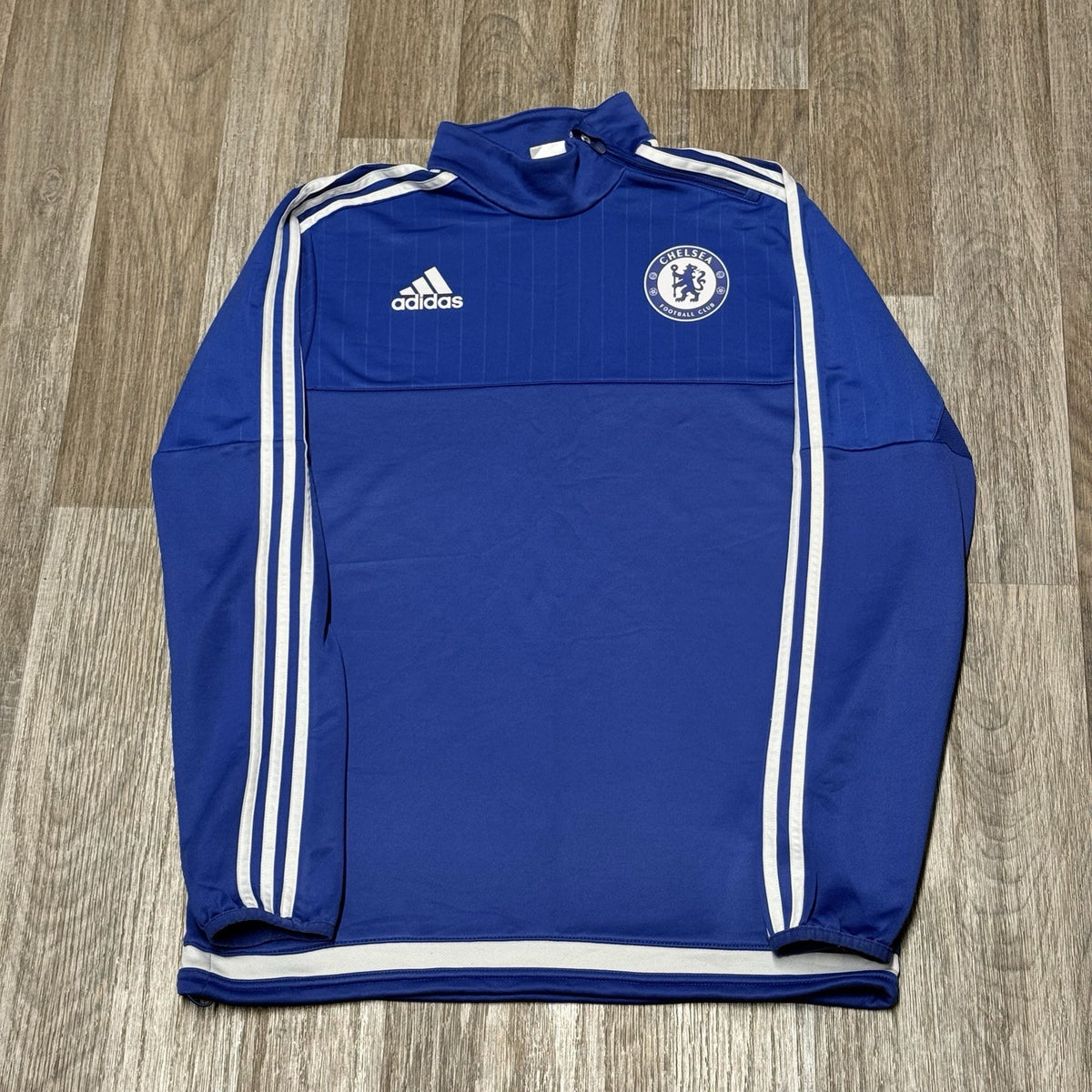 CHELSEA ADIDAS 2015/2016 FOOTBALL TRAINING TRACK TOP JUMPER SIZE Medium