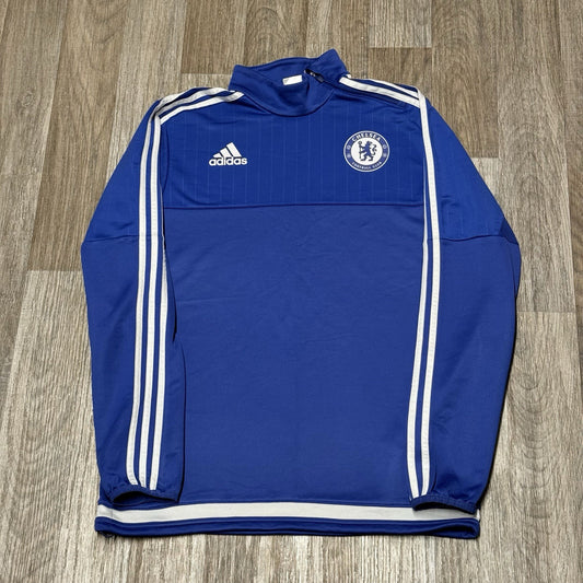CHELSEA ADIDAS 2015/2016 FOOTBALL TRAINING TRACK TOP JUMPER SIZE Medium