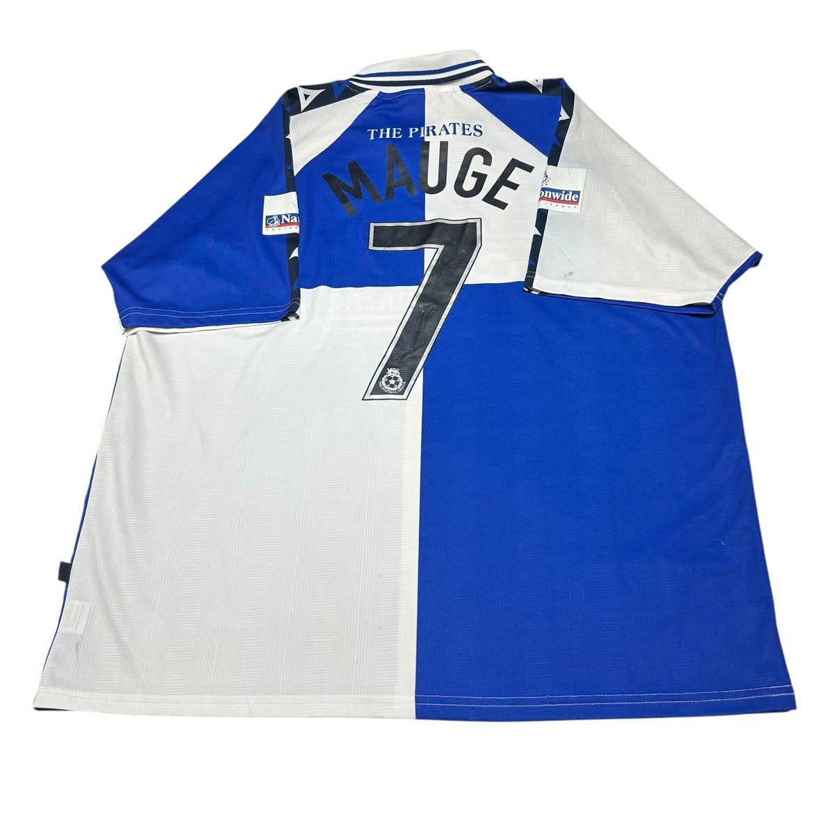Bristol Rovers Home Shirt 1999/2000 XXL Adult 46-48” Vintage SIGNED #7 MAUGE