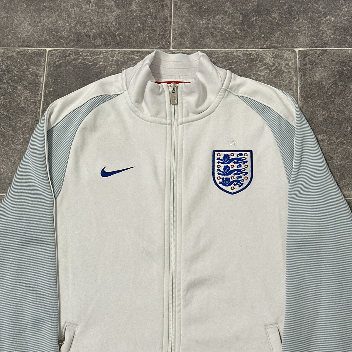 England Football Jersey Track Jacket Full Zip 2016/2017 Size Medium Adults