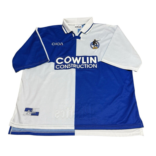Bristol Rovers Football Shirt Home Kit 1998/99 Size Medium