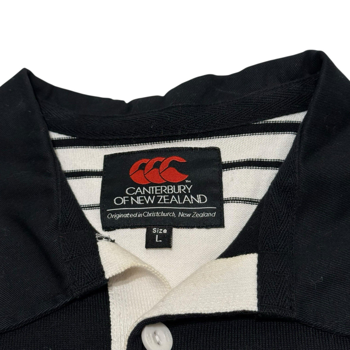 Canterbury Of New Zealand Rugby Shirt Large Men’s Striped Top Vintage