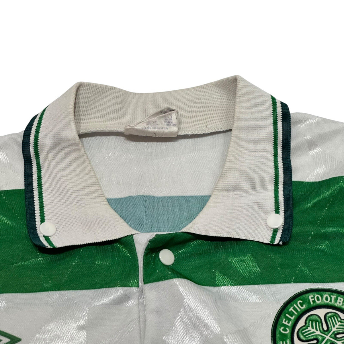 GLASGOW CELTIC 1989-1991 HOME SHIRT UMBRO L/XL ORIGINAL AUTHENTIC
