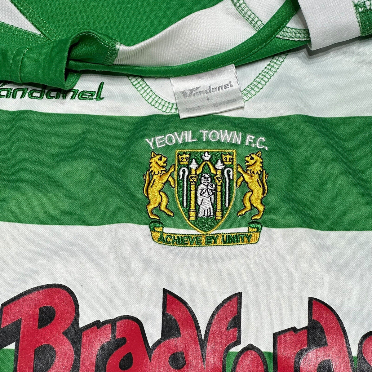 YEOVIL TOWN 2007/2008/2009 HOME FOOTBALL SHIRT SOCCER JERSEY TOP VANDANEL MENS L