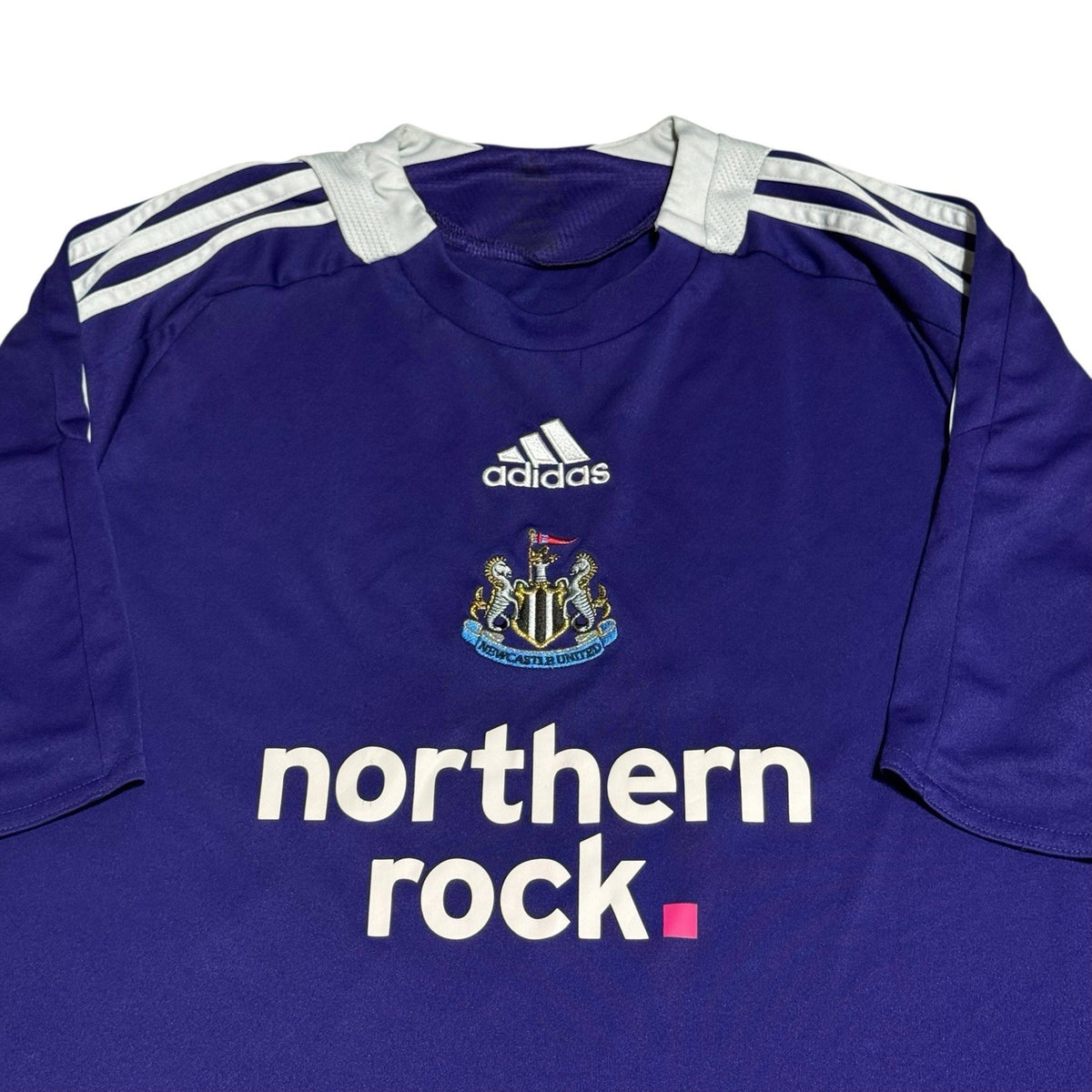 NEWCASTLE UNITED ADIDAS 2008-09 AWAY SHIRT FOOTBALL JERSEY SIZE M/L JONAS 18