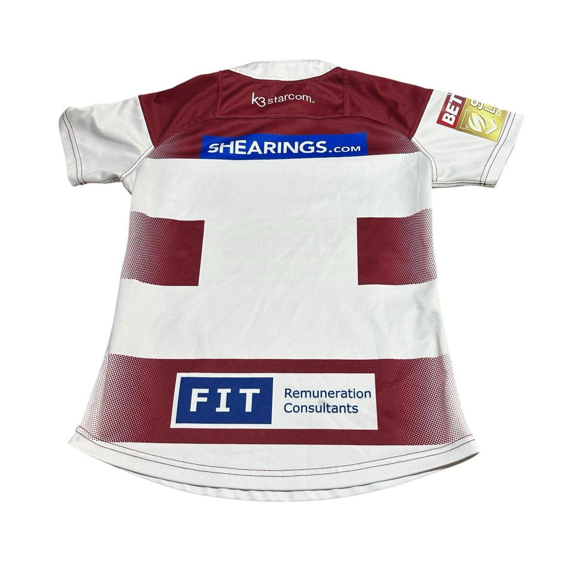 Wigan Warriors 2019 Home Rugby Shirt Small Adults Hummel Jersey