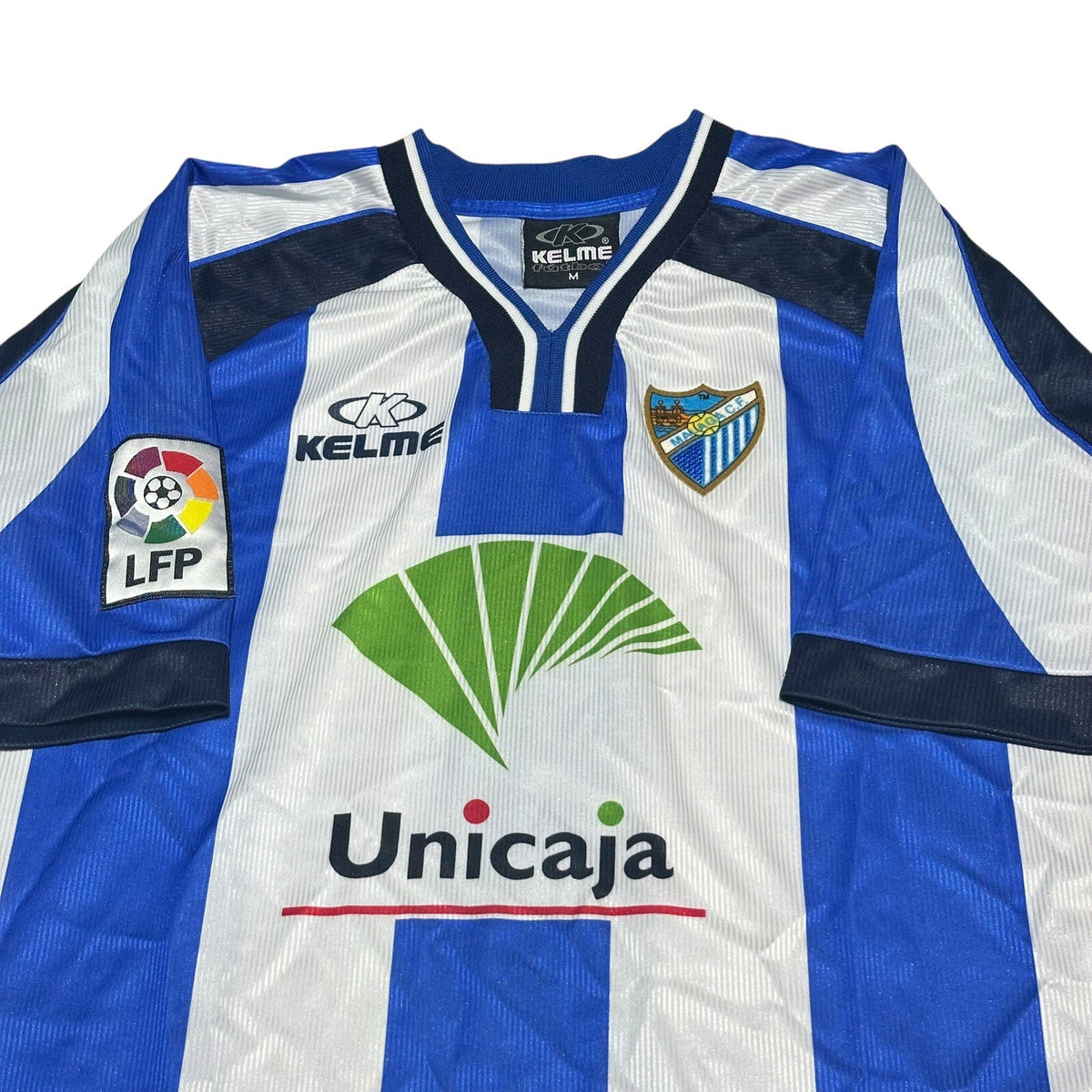 MALAGA 1999/2001 HOME FOOTBALL SHIRT KELME VINTAGE JERSEY SIZE M