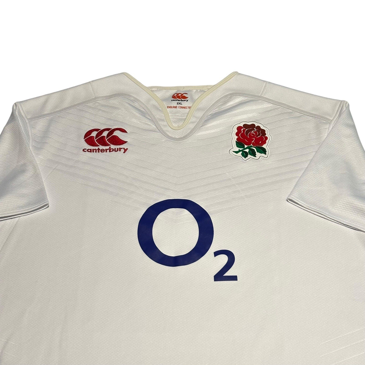 Canterbury England Rugby Shirt Mens XXL  O2  Short Sleeve Home