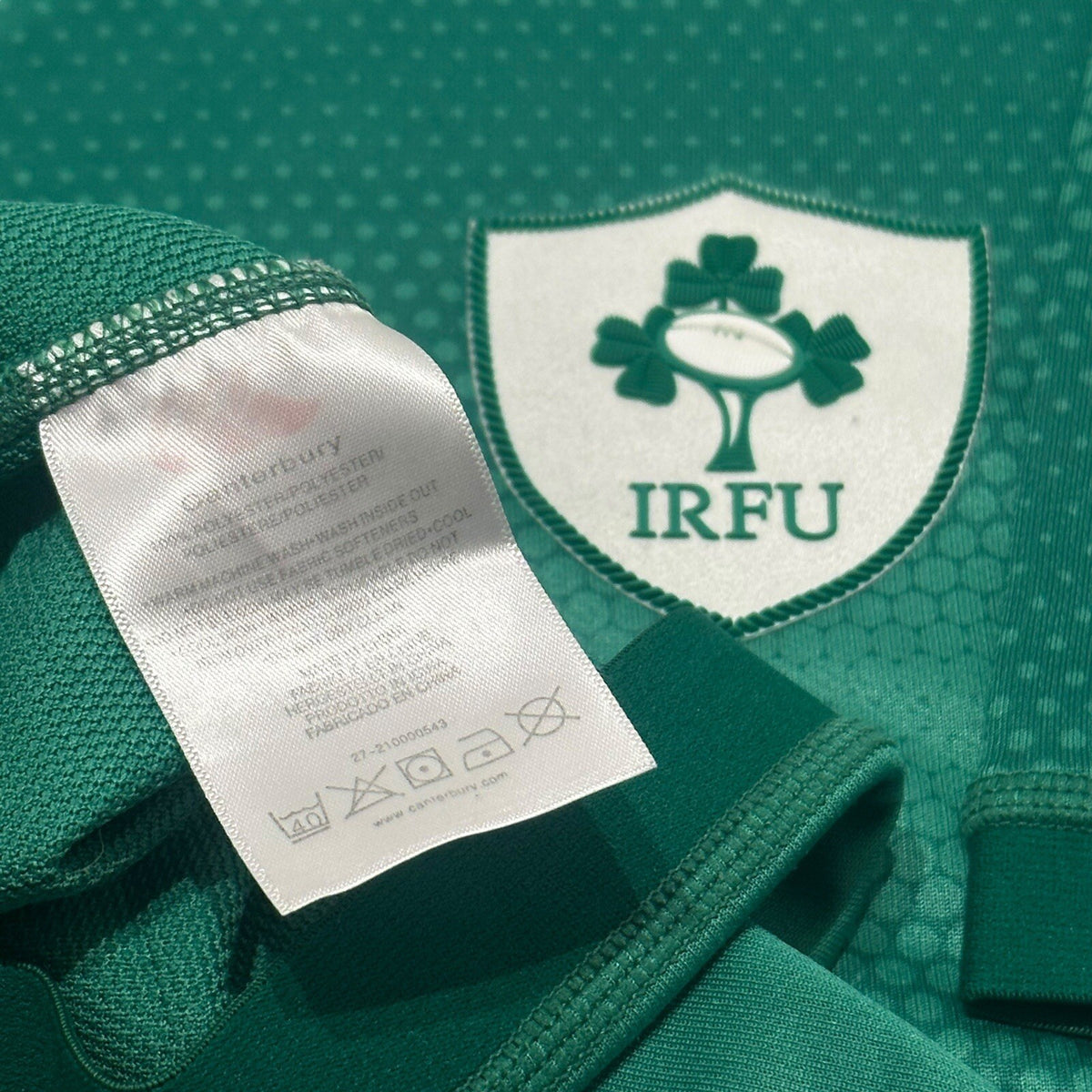 Ireland Home Rugby Shirt Canterbury Size Medium
