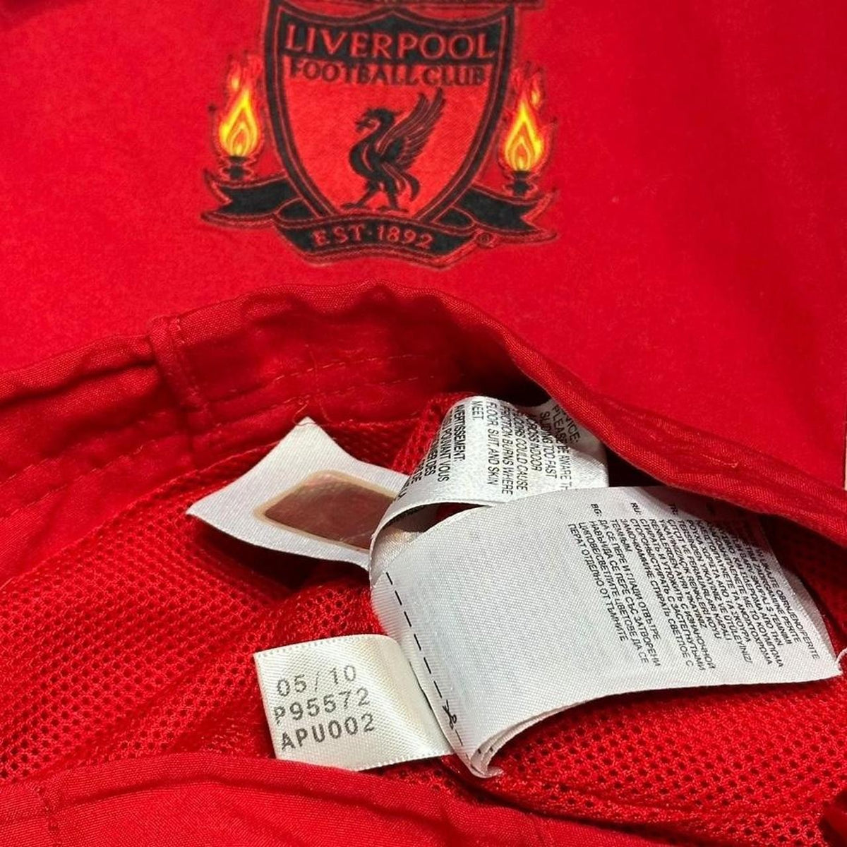 Liverpool Track Football Jacket 2010/11 Adults XL Extra Large Adidas 42/44