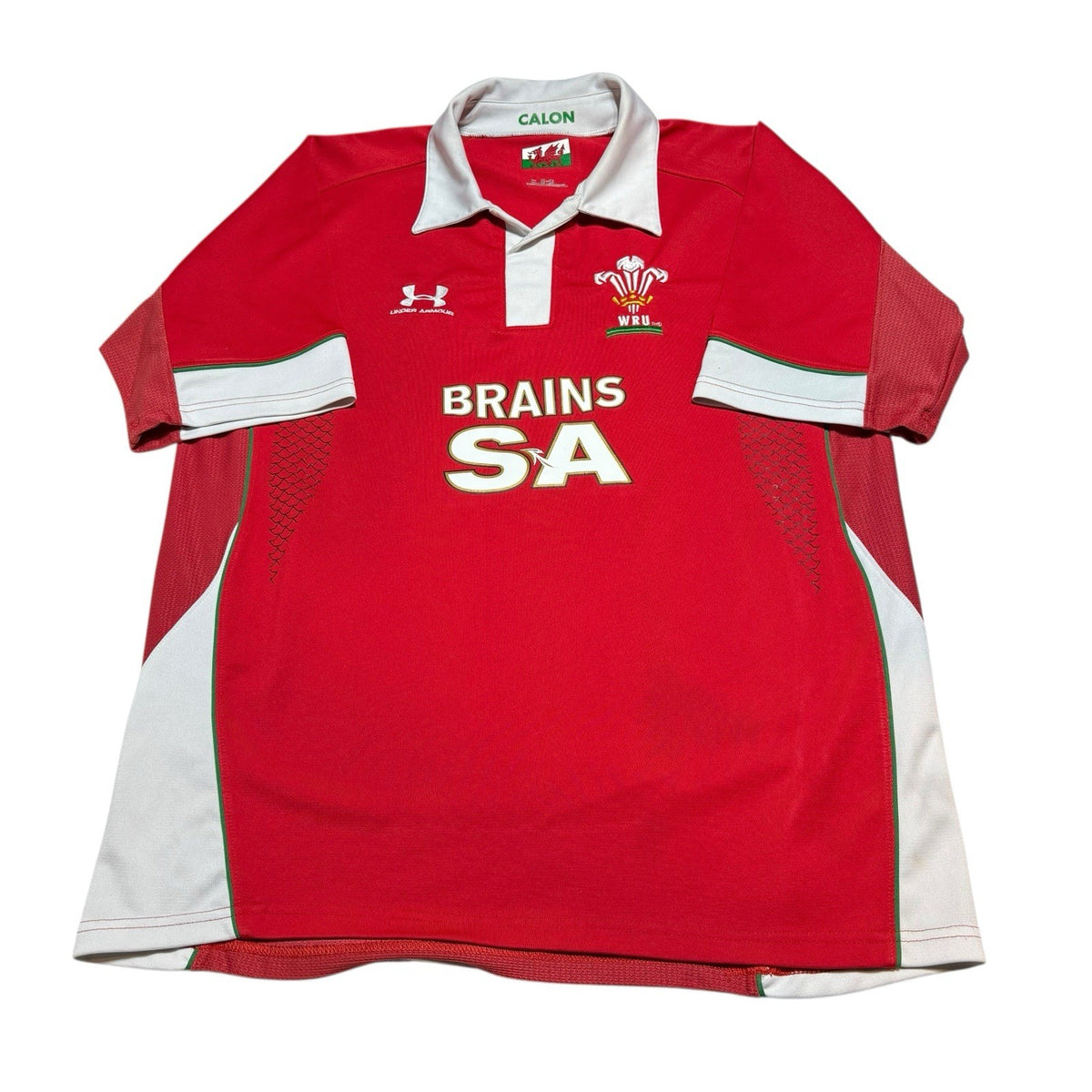 Wales 2009 Home Rugby Union Shirt  Under Armour Adult Size Large