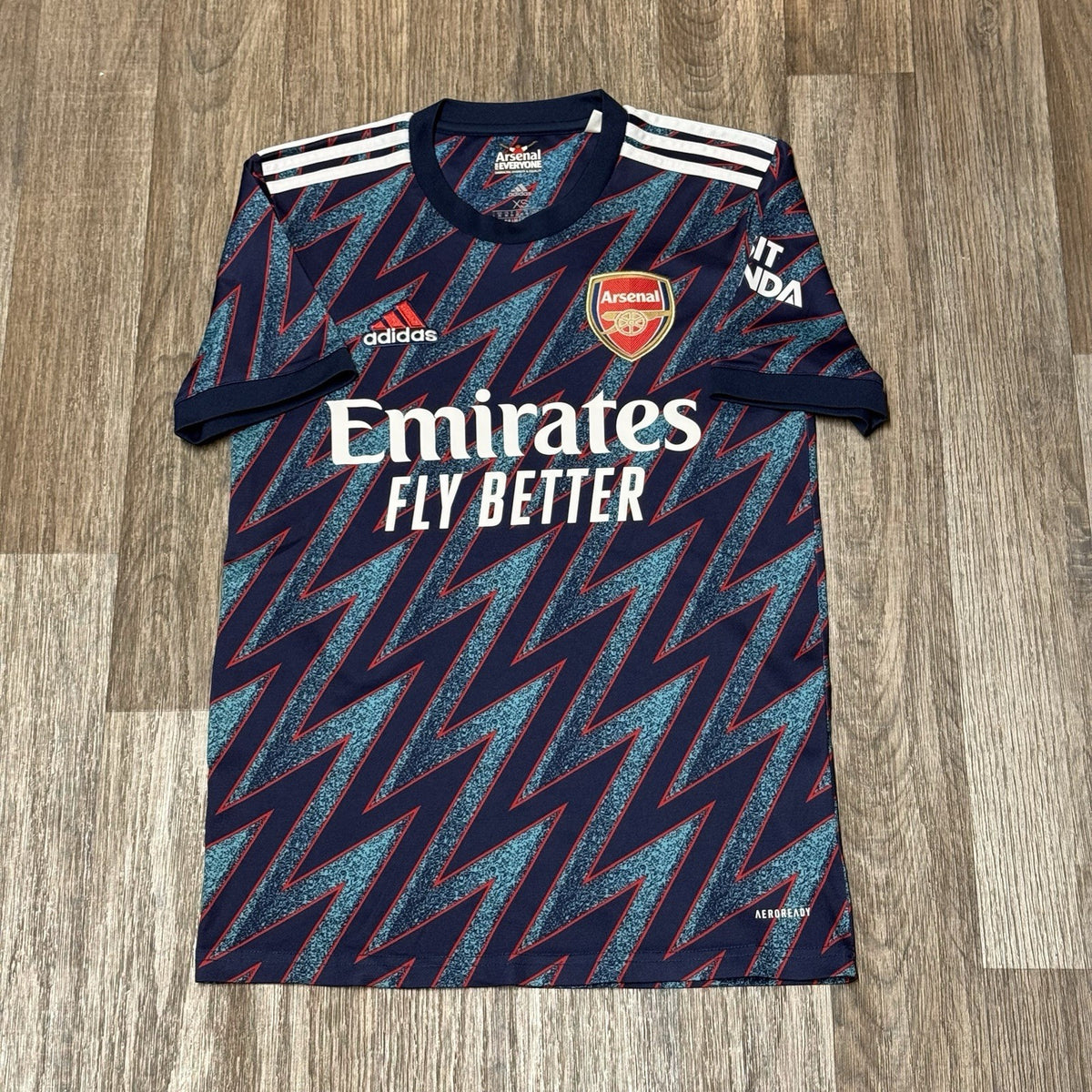 Genuine Adidas Arsenal 2021/22 Third Football Shirt XS Adult