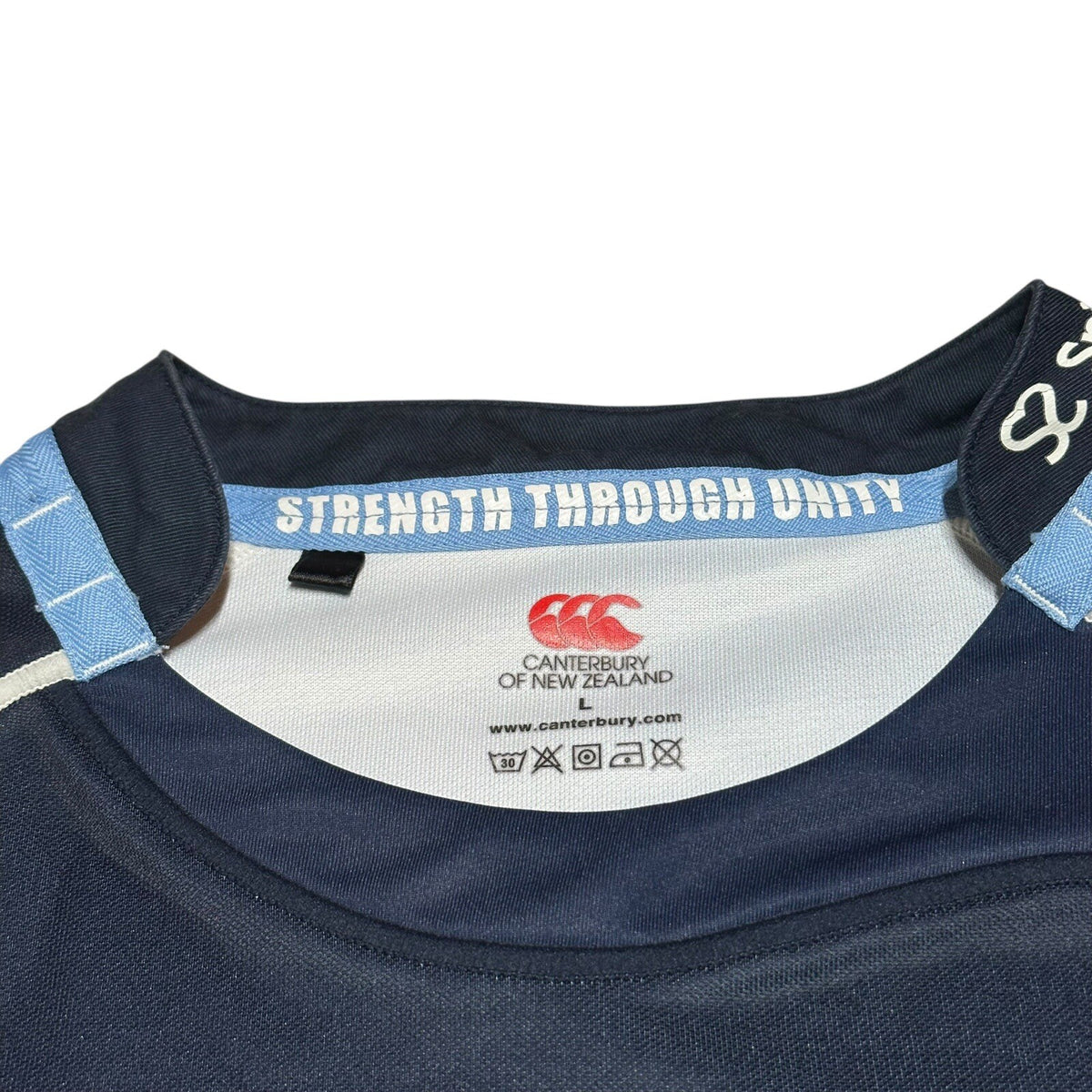 Cardiff Blues Rugby Home Shirt 2010/2011 Canterbury Large L Jersey Top