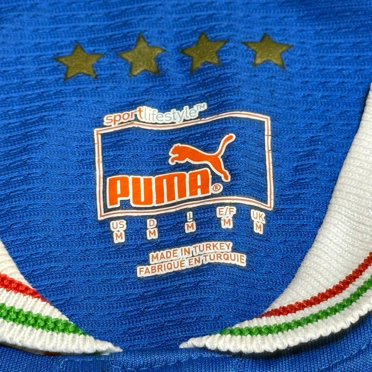 Italy Home Football Shirt 2012-13 Vintage Soccer Jersey Size Medium M