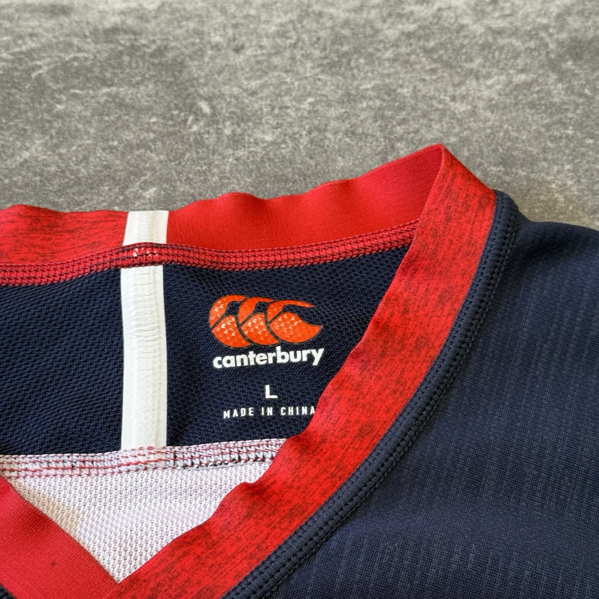 England Canterbury Rugby Shirt Large Adults Red Away 2019 2020 Vapodri Jersey