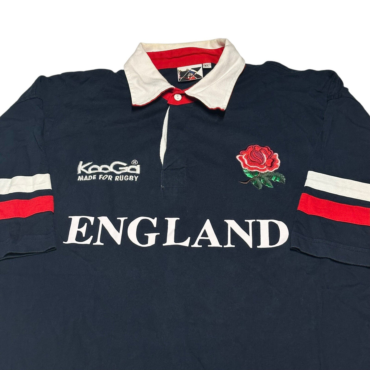 ENGLAND NATIONAL TEAM RUGBY UNION SHIRT VINTAGE KOOGA JERSEY SIZE XL