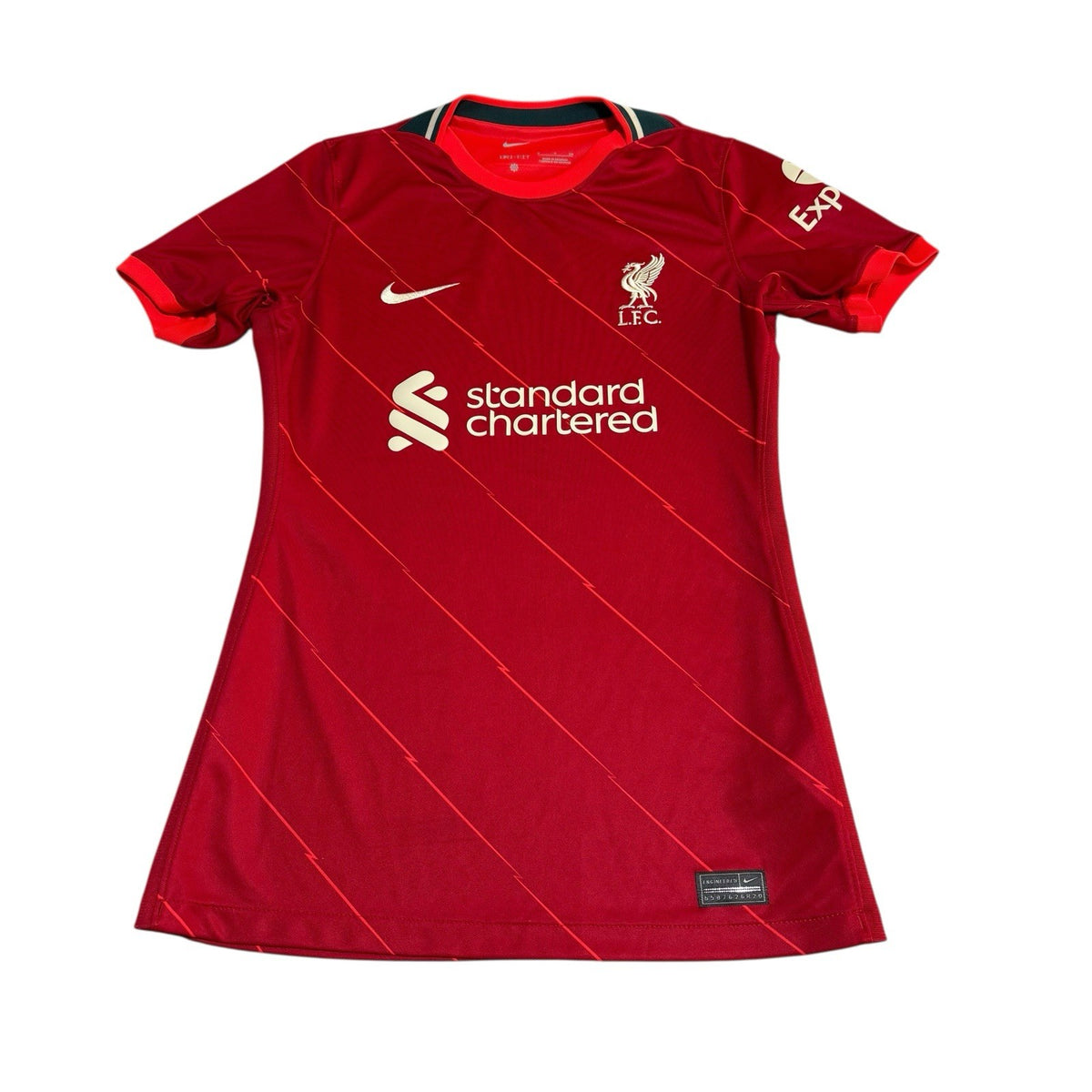 Liverpool 2021/2022 Home Football Shirt NIKE Womans Small S Original