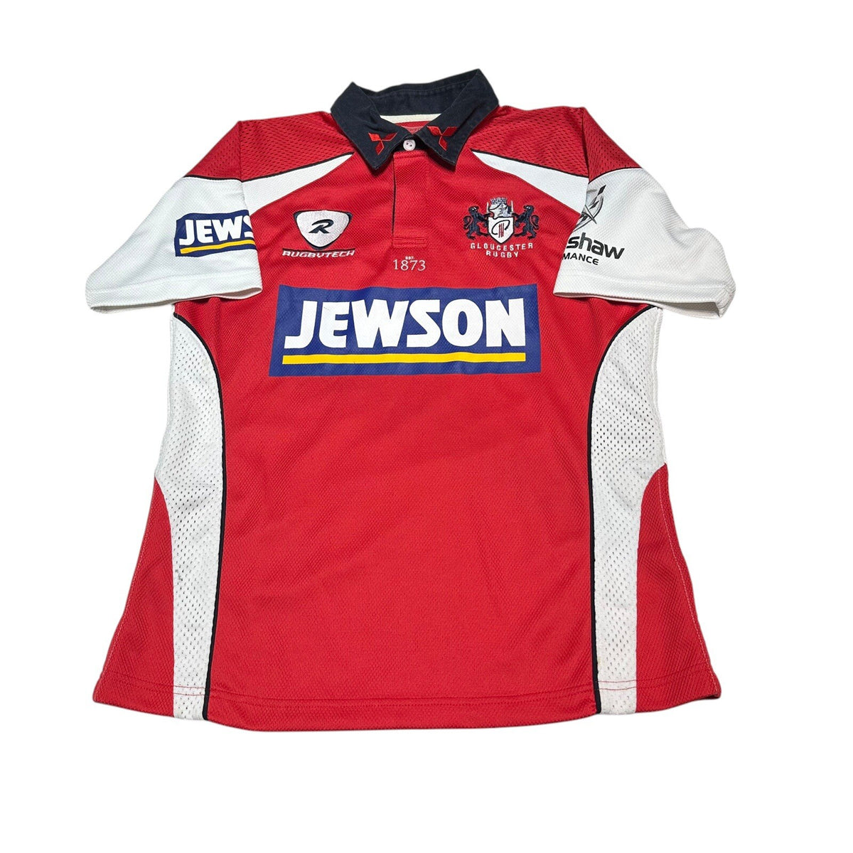 Gloucester Rugby Home Shirt 2007/2008/2009 Rugbytech S Small Jersey Top