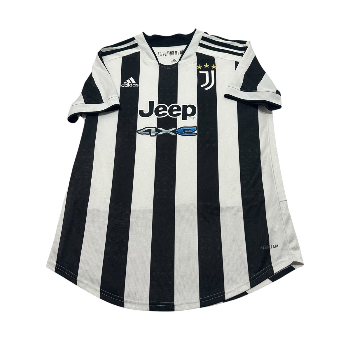 Juventus 2021/22 Home Football Shirt Adidas Size Womans Medium 12-14