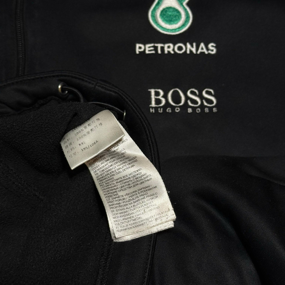 Mercedes Benz Big Logo Petronas Racing Jacket Vintage Hugo Boss Size XXL