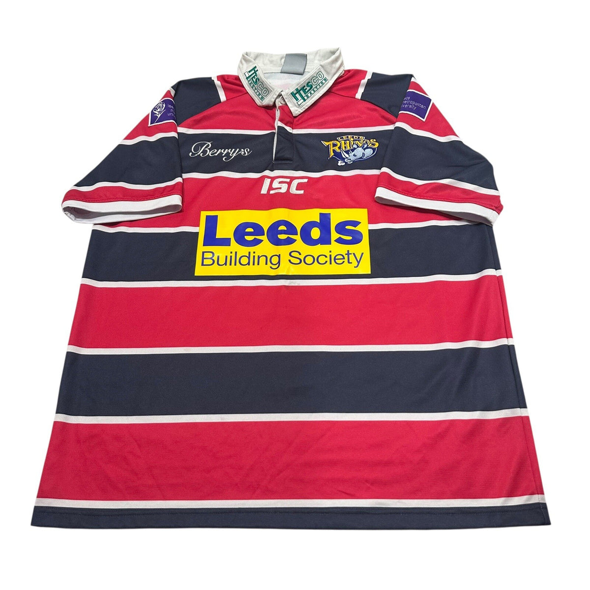 LEEDS RHINOS 2012/2013 SHIRT ISC RUGBY LEAGUE JERSEY MENS SIZE XXL
