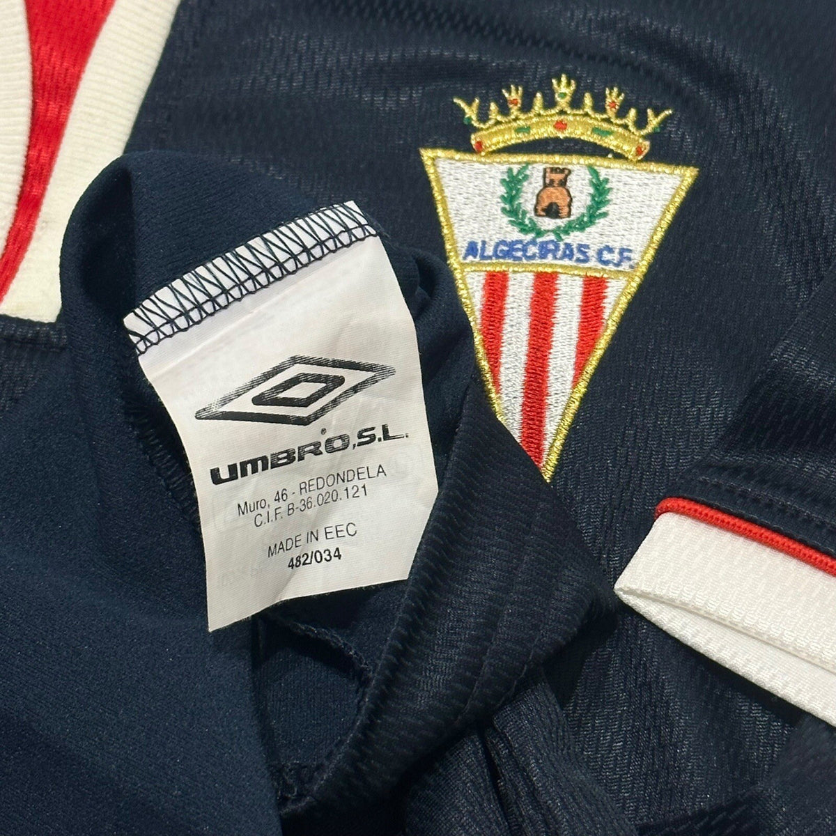 ALGECIRAS CF SPAIN FOOTBALL SHIRT AWAY JERSEY UMBRO S SMALL BNWT
