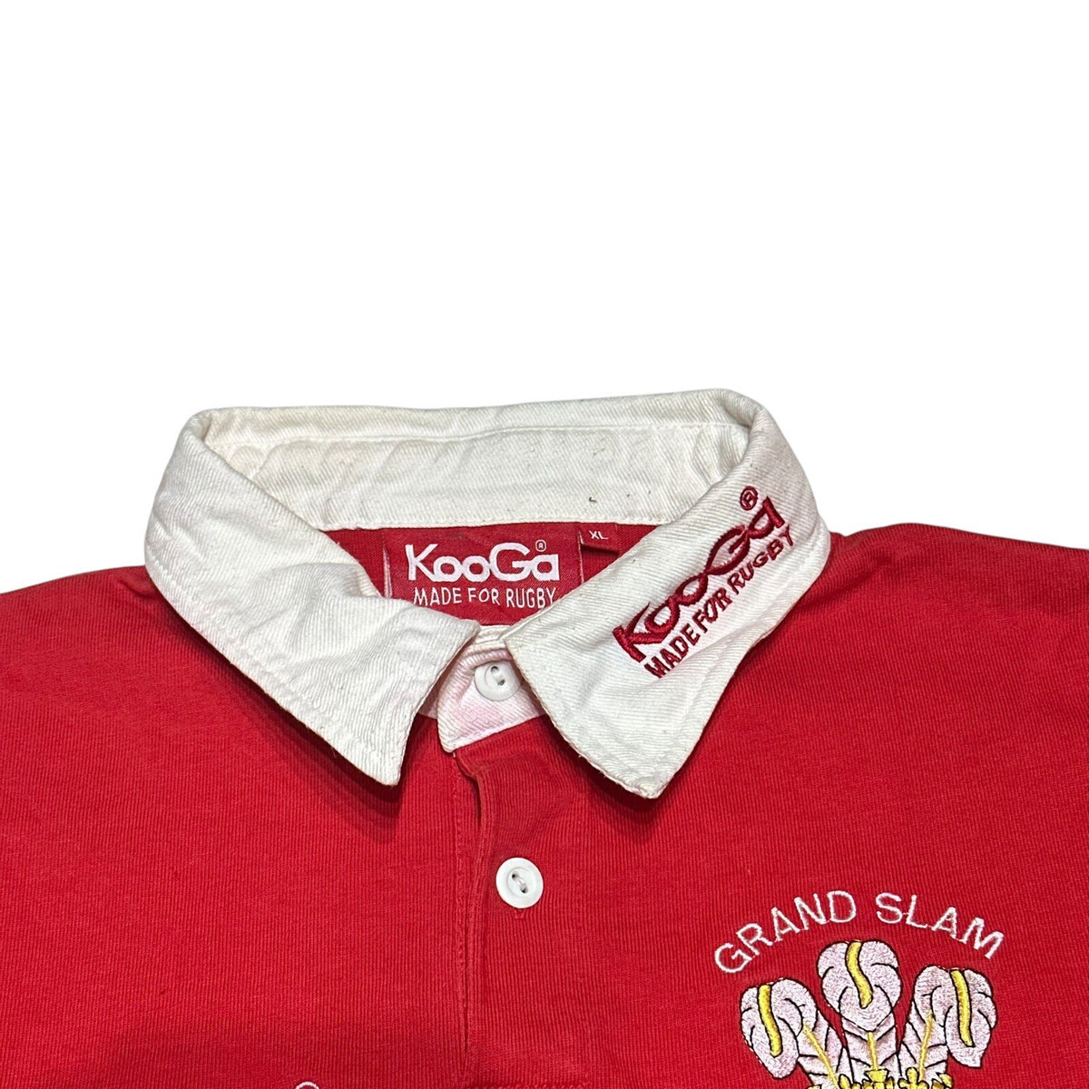 Kooga Wales Rugby Shirt Mens XL 2005 Grand Slam WRU Cymru Union
