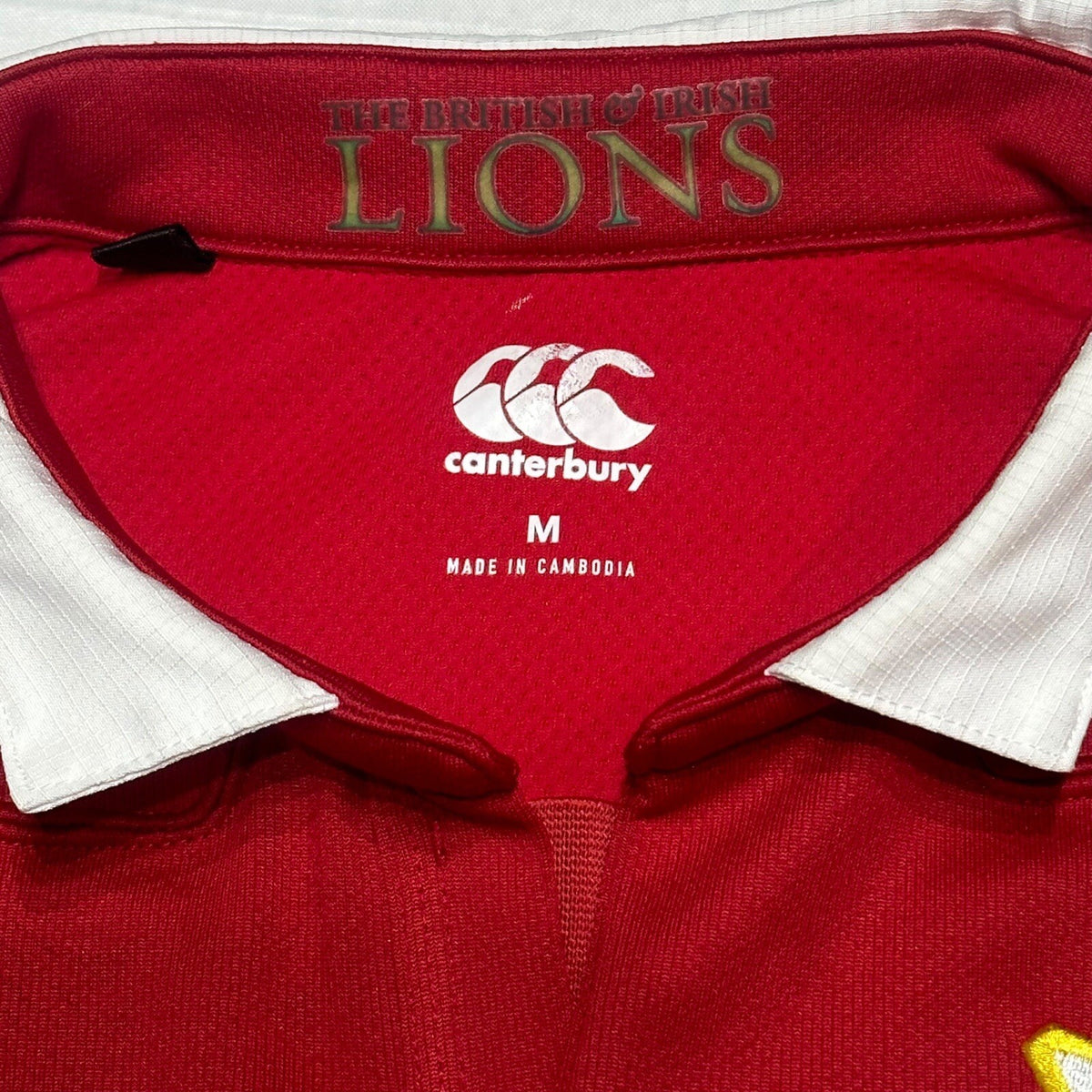 British & Irish Lions 2017 Rugby Union Shirt Size Medium Jersey