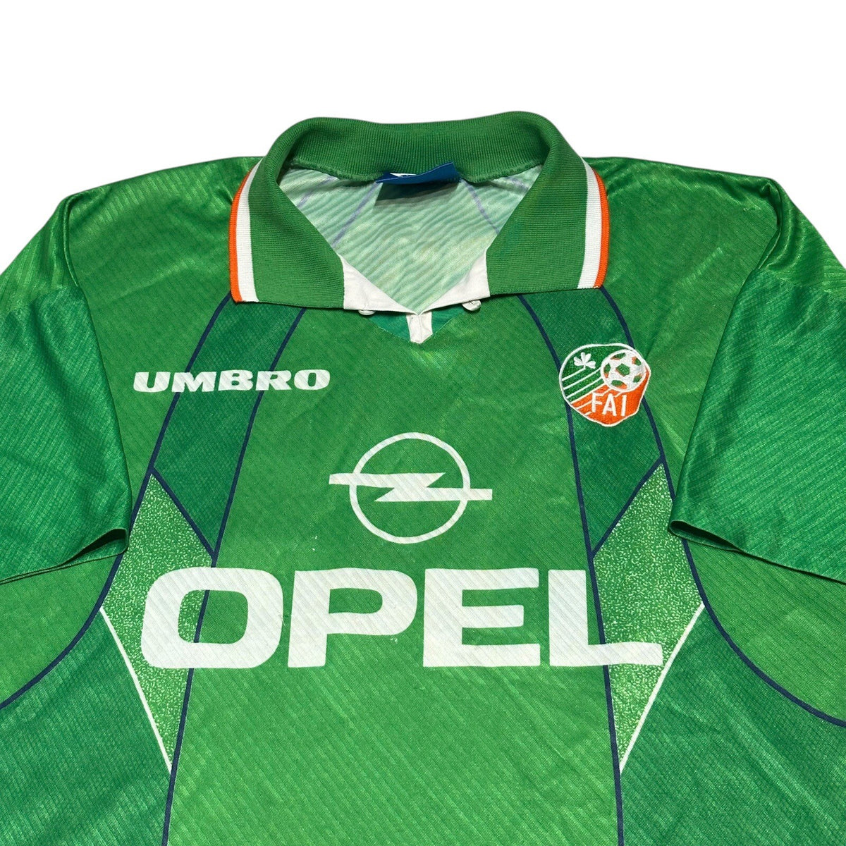 Ireland Home Football Shirt 1994/95 Adults Large L Umbro Vintage #21 Mcateer