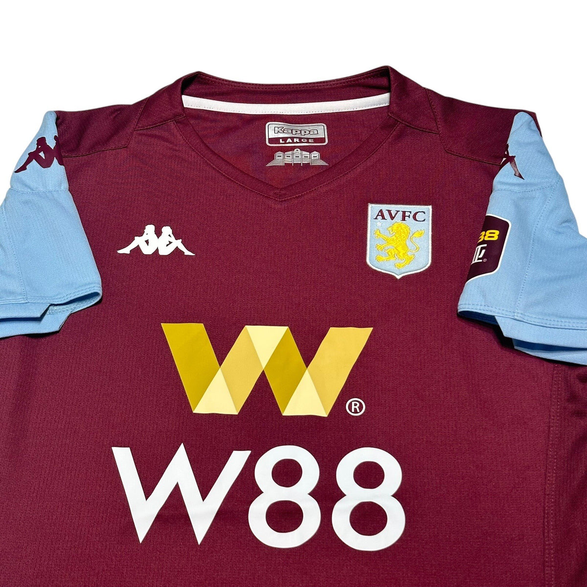 Aston Villa 2019-20 Home Shirt Large Womans Kappa Football jersey