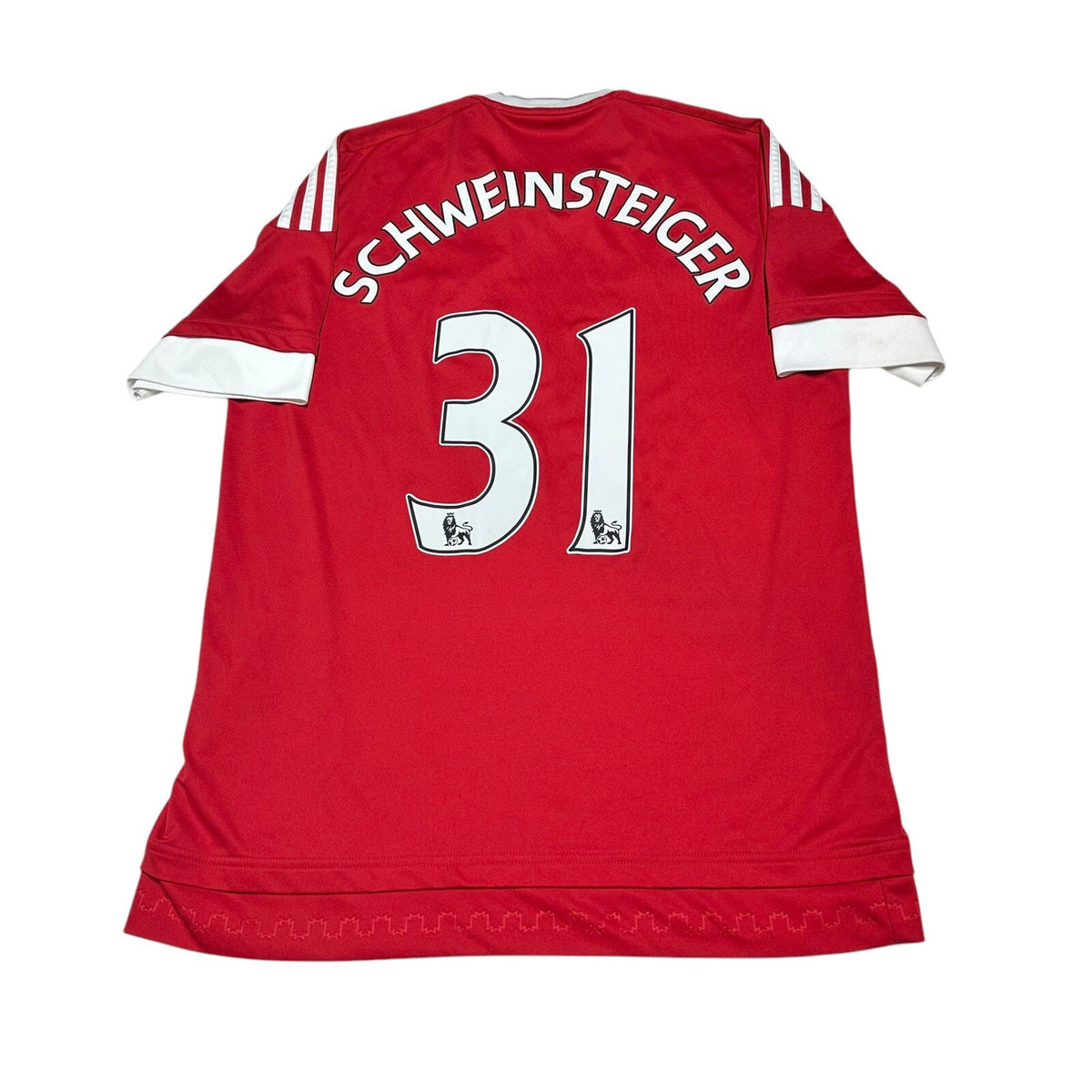 Manchester United Schweinsteiger 31 Home Shirt Football 2015/16 Adidas Medium