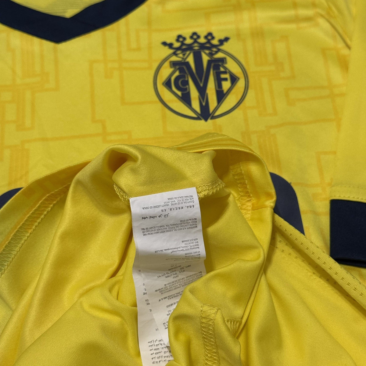 Villareal Football Shirt Small Adults Training Soccer Jersey JOMA
