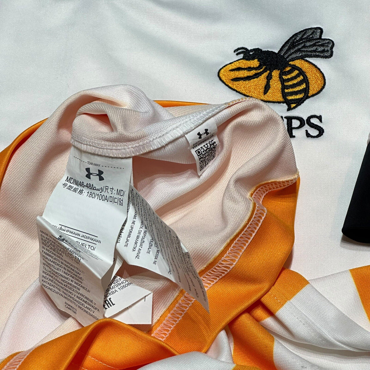 Wasps Rugby Union Away Shirt 2018/2019 Under Armour Medium M Jersey Top