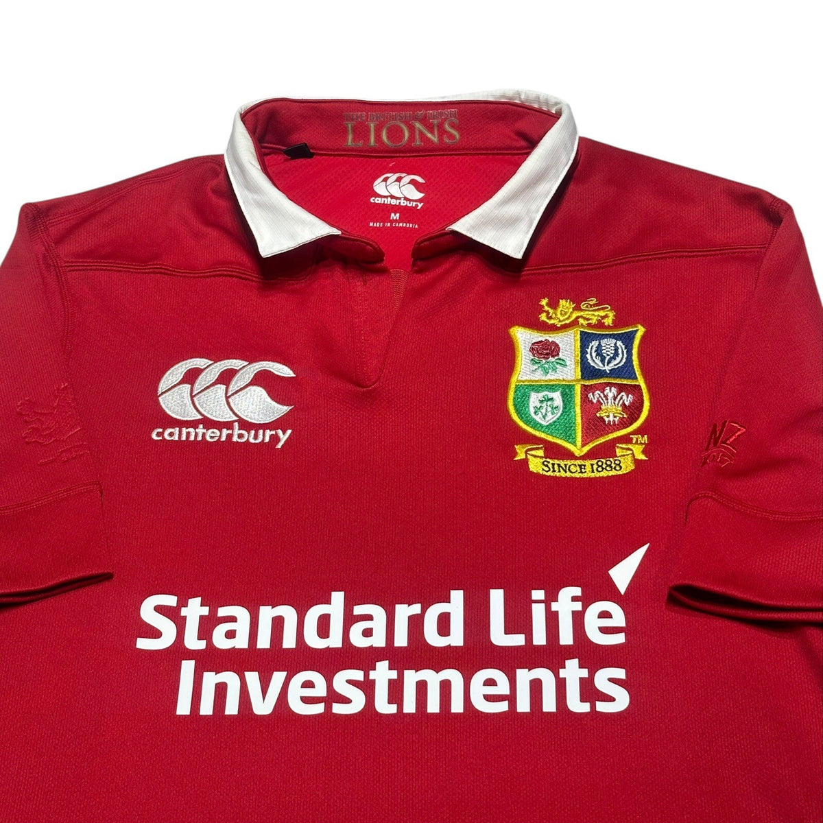 British & Irish Lions 2017 Rugby Union Shirt Size Medium Jersey