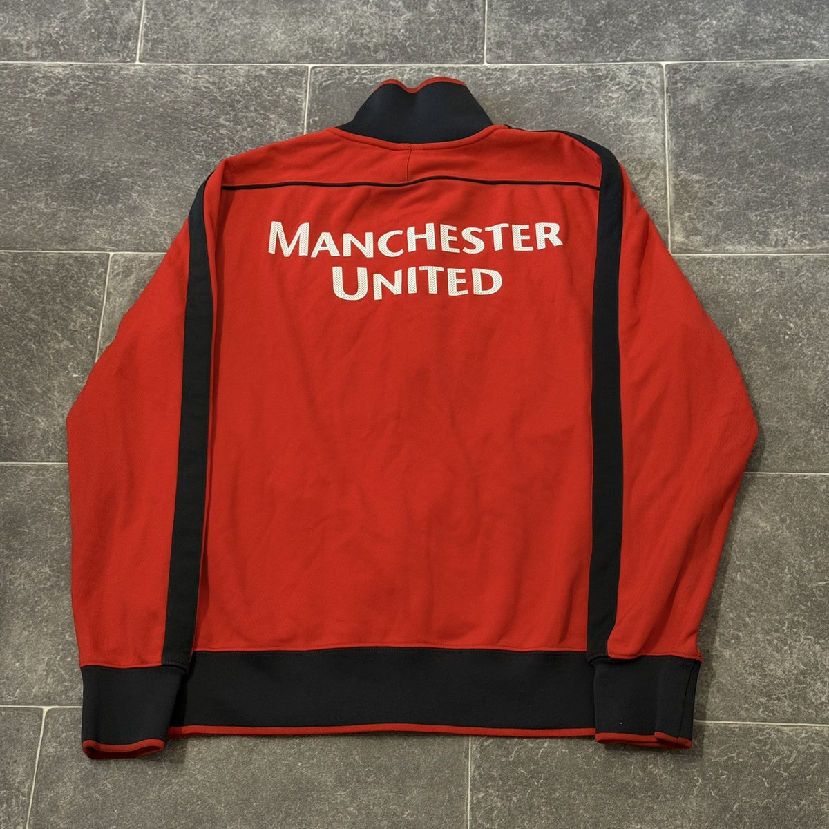 Adidas Manchester United Soccer Track Jacket Large Adults Full Zip 2013 Jersey