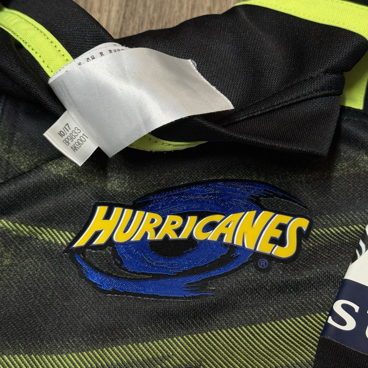Wellington Hurricanes Super Rugby Away Shirt 2018 Adidas Small Jersey Back Top