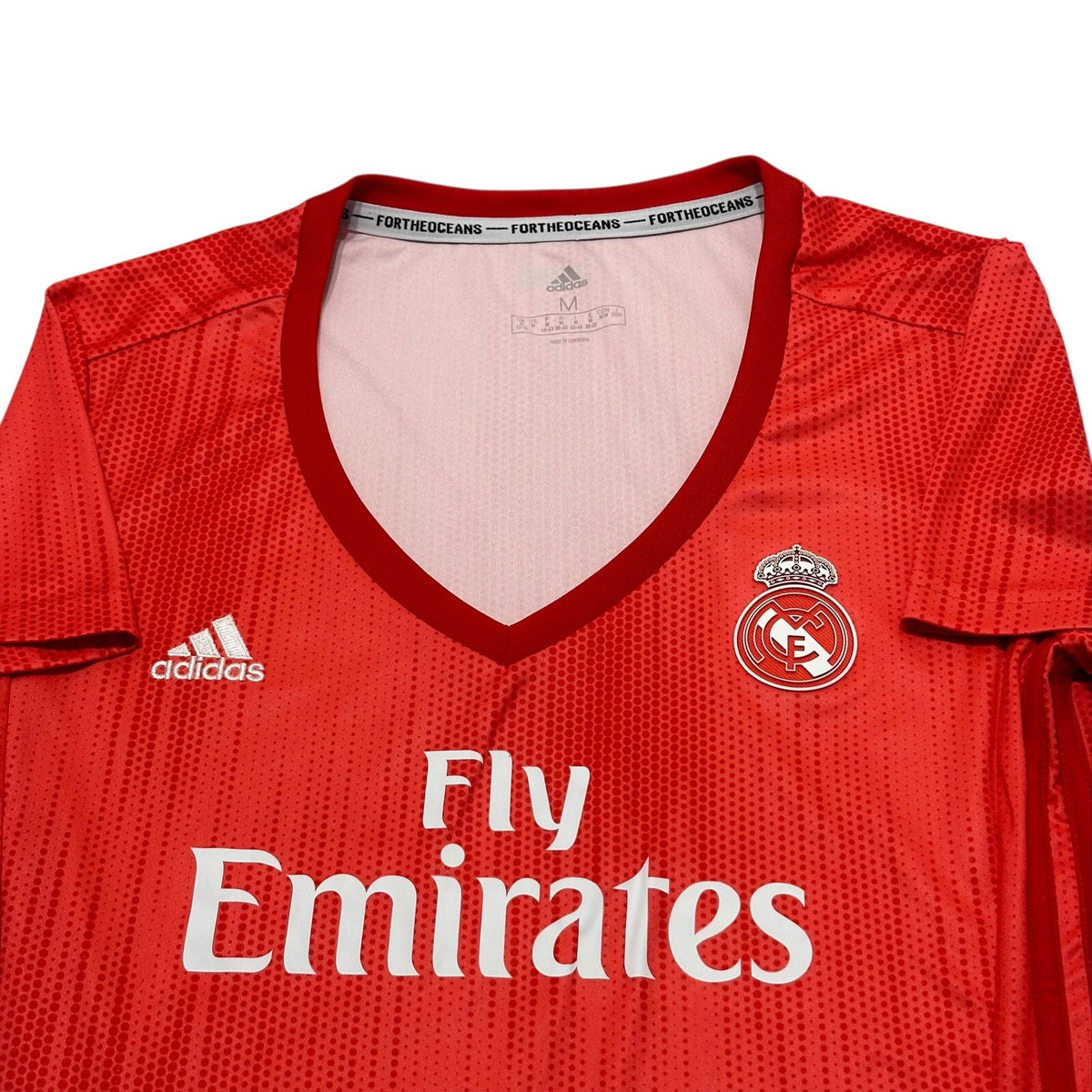 REAL MADRID 2018/2019 THIRD FOOTBALL SHIRT JERSEY SIZE M WOMANS ADIDAS