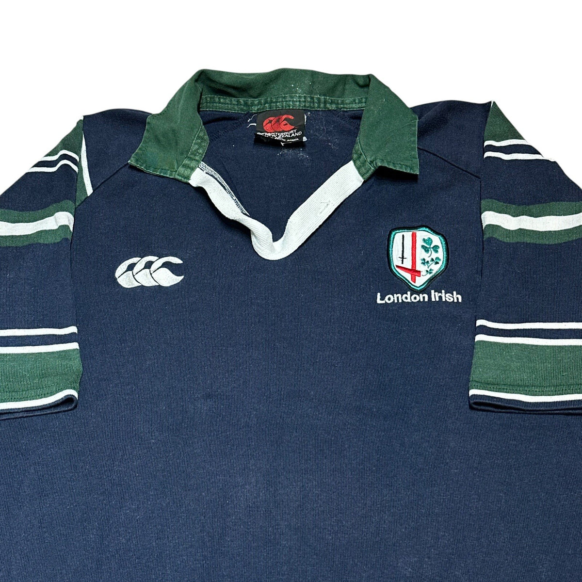LONDON IRISH RUGBY SHIRT CANTERBURY VINTAGE JERSEY SIZE 2XL