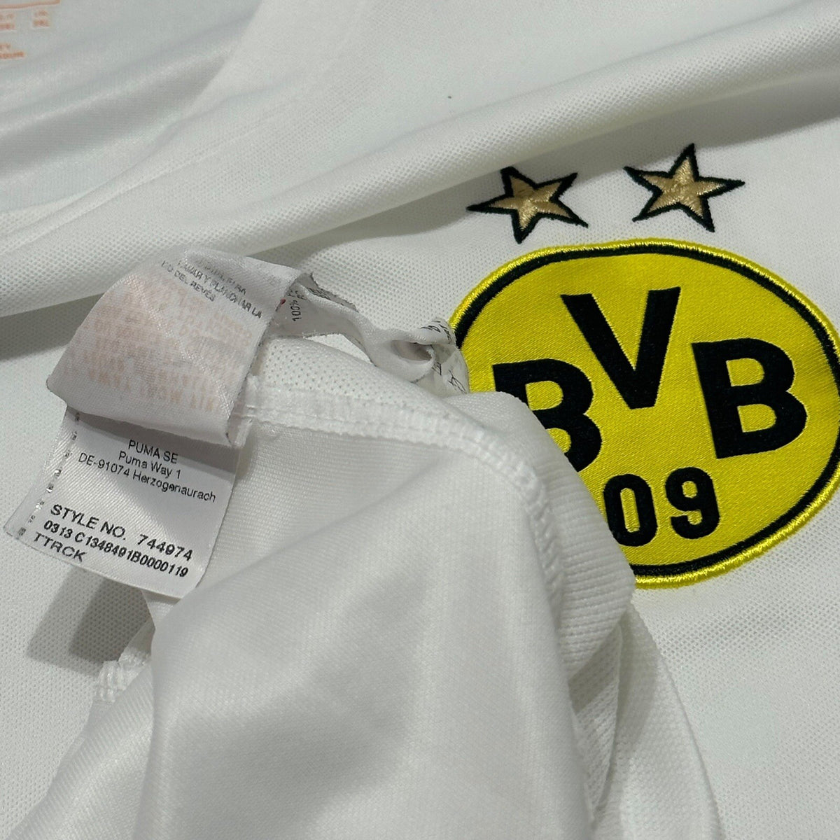 Borussia Dortmund Football Shirt AWAY Puma Short Sleeve Jersey Men’s Size XXXL