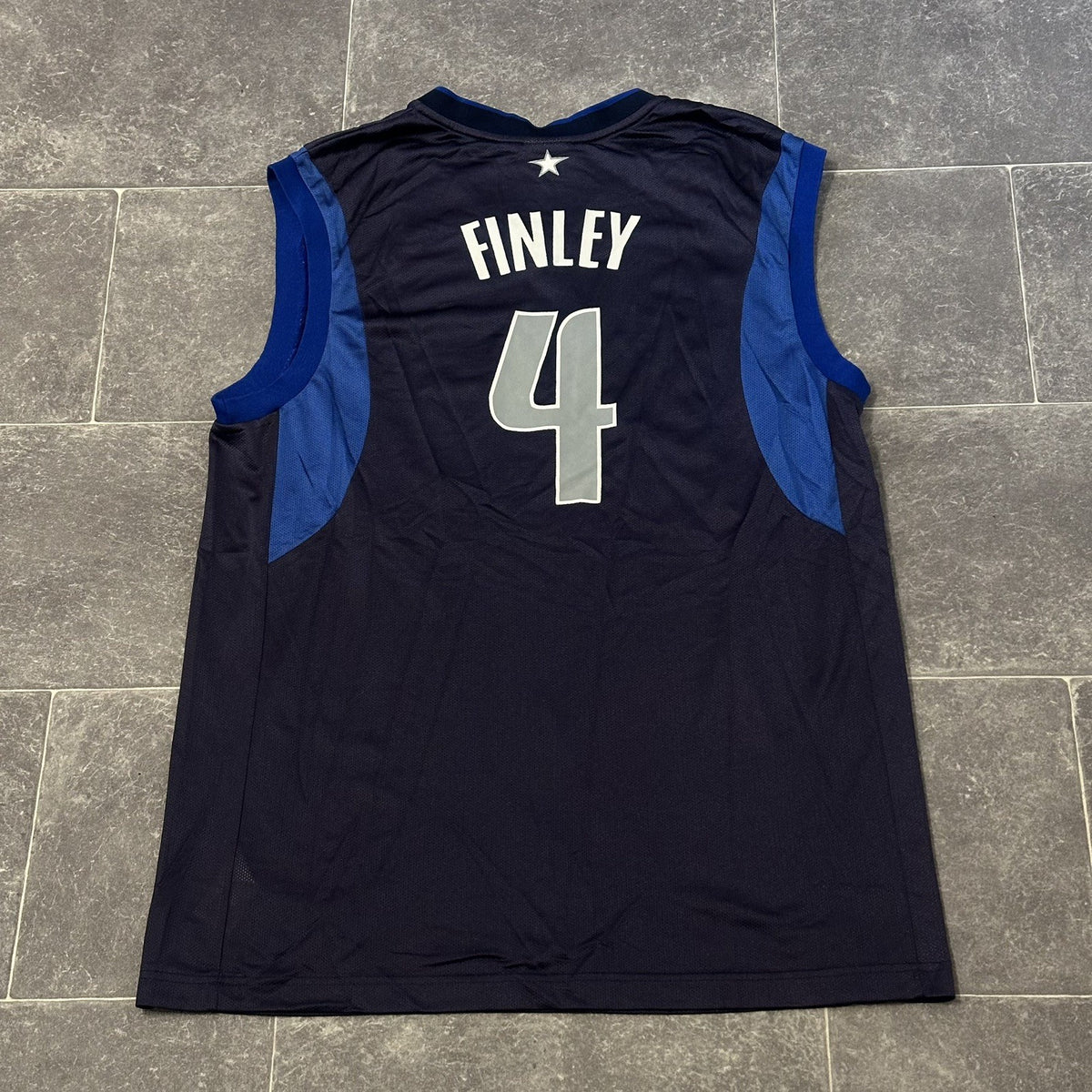 Vintage Reebok Dallas Mavericks #4 Michael Finley Mens Large Basketball Jersey