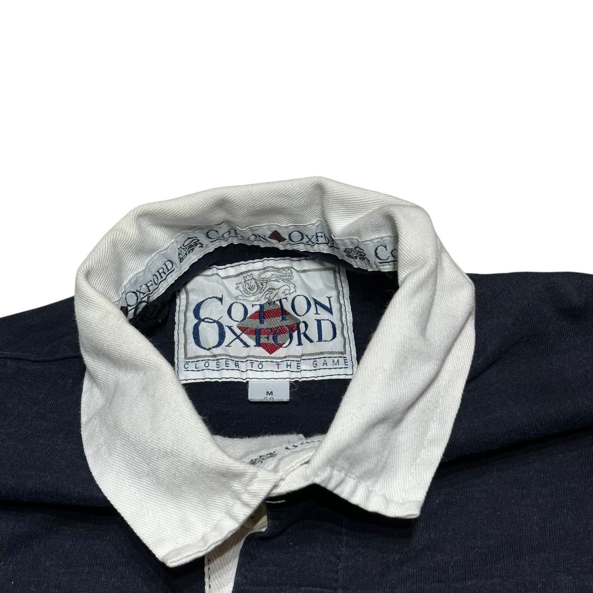 RUGBY UNION FIVE NATIONS CHAMPIONSHIP SHIRT JERSEY COTTON OXFORD 90s M