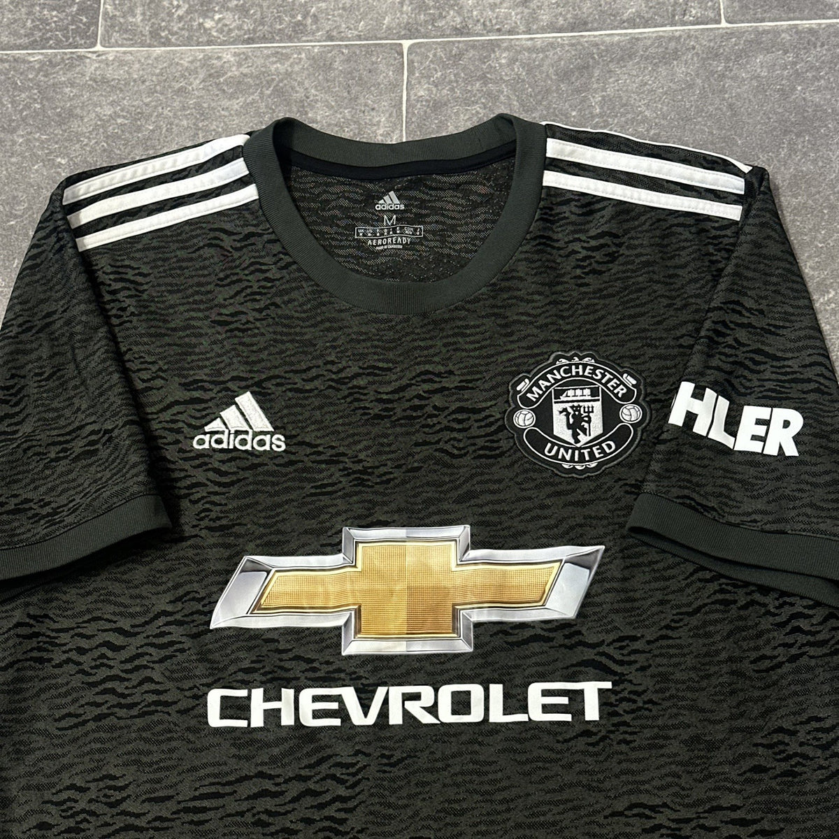 Manchester United Shirt Medium Away Kit 2020 2021 Adidas Soccer Jersey
