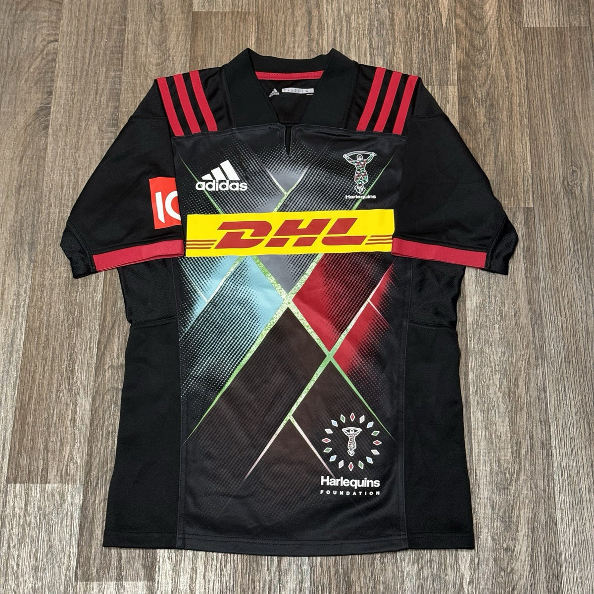 Harlequins Rugby Jersey Shirt 2017 2018 Big Game Adidas Men's Medium