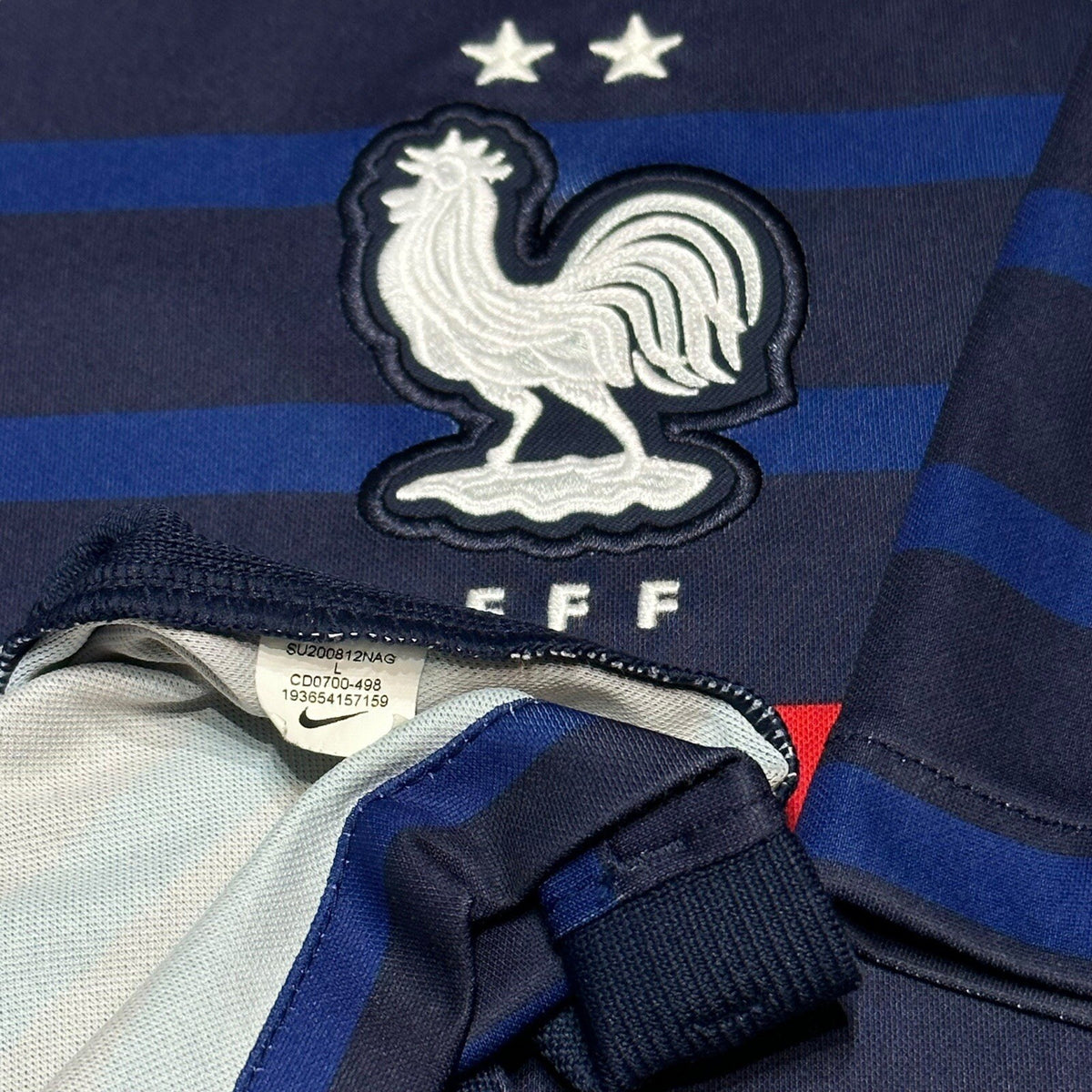 Genuine Nike France 2020/22 Home Shirt Large Mens Mbappe 10 CD0700-498