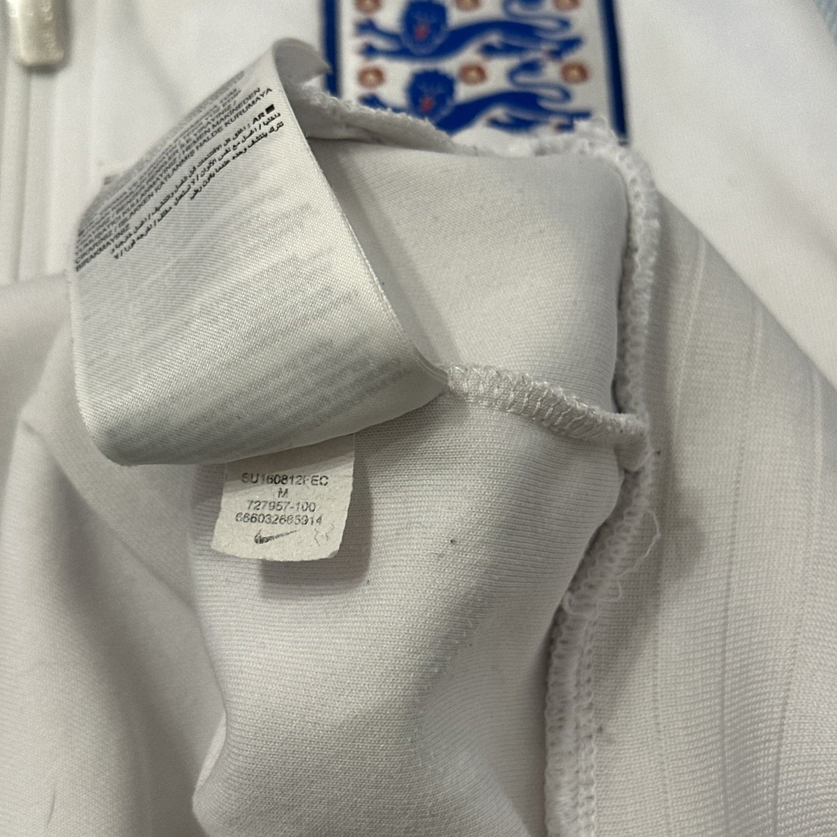 England Football Jersey Track Jacket Full Zip 2016/2017 Size Medium Adults