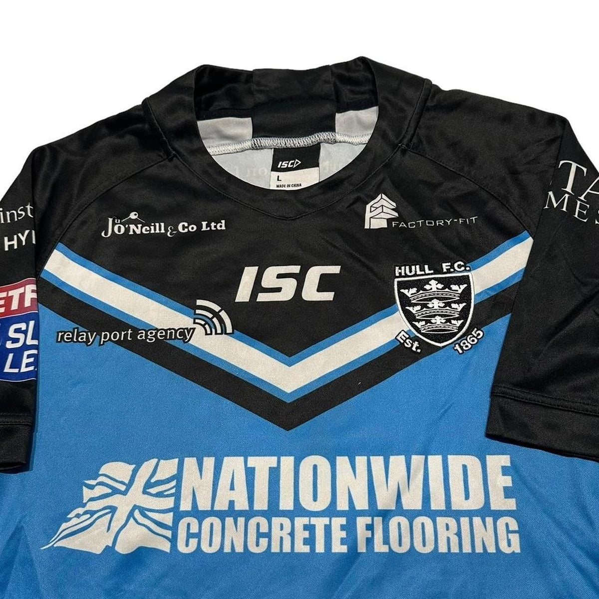 ISC Hull FC Super League Rugby Shirt Away Jersey Large Men’s