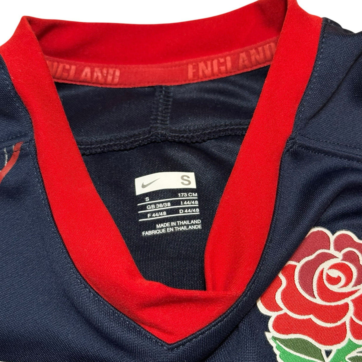 ENGLAND RUGBY UNION Training LONG SLEEVE shirt NIKE Red Roses adult SIZE SMALL S