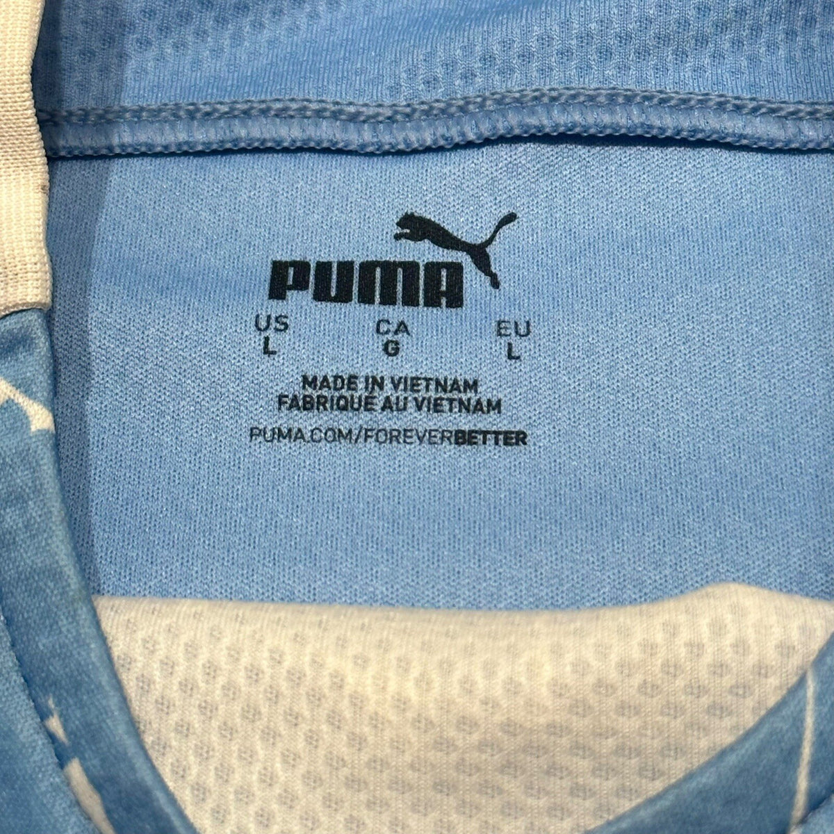 Manchester City Home Shirt 2020 Large Original Puma Adults Football Jersey Top