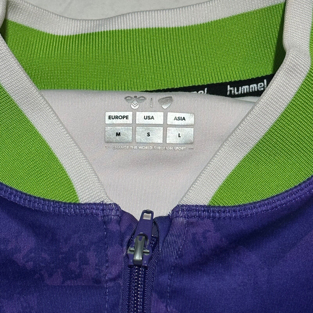 Bristol City Football Jacket Hummel Small Training Full Zip Jersey Purple